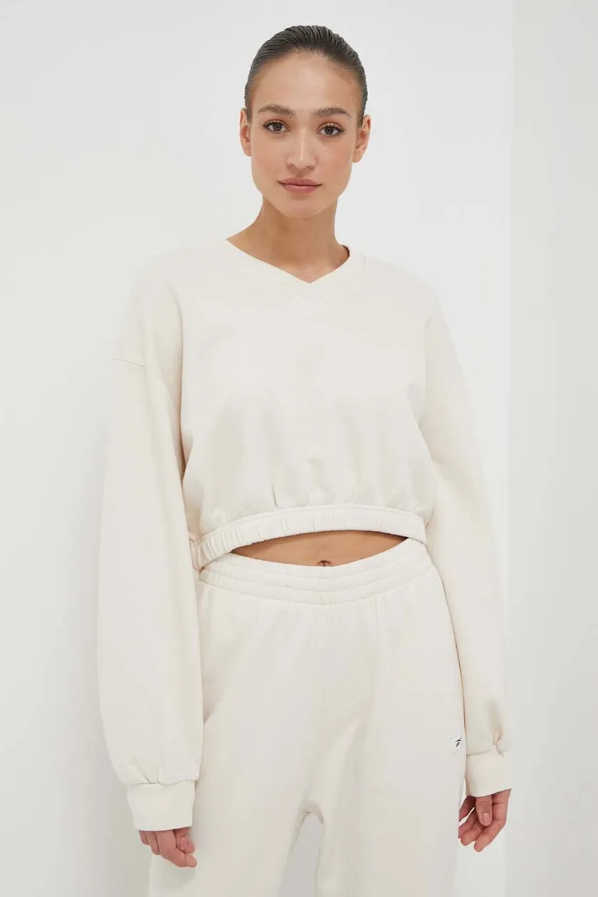 Reebok cropped online sweatshirt