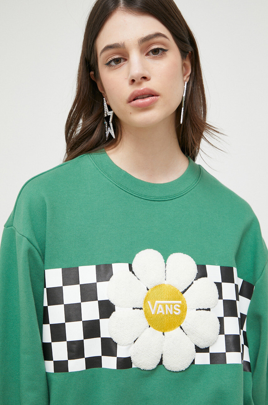 Checkered sweatshirt vans sales
