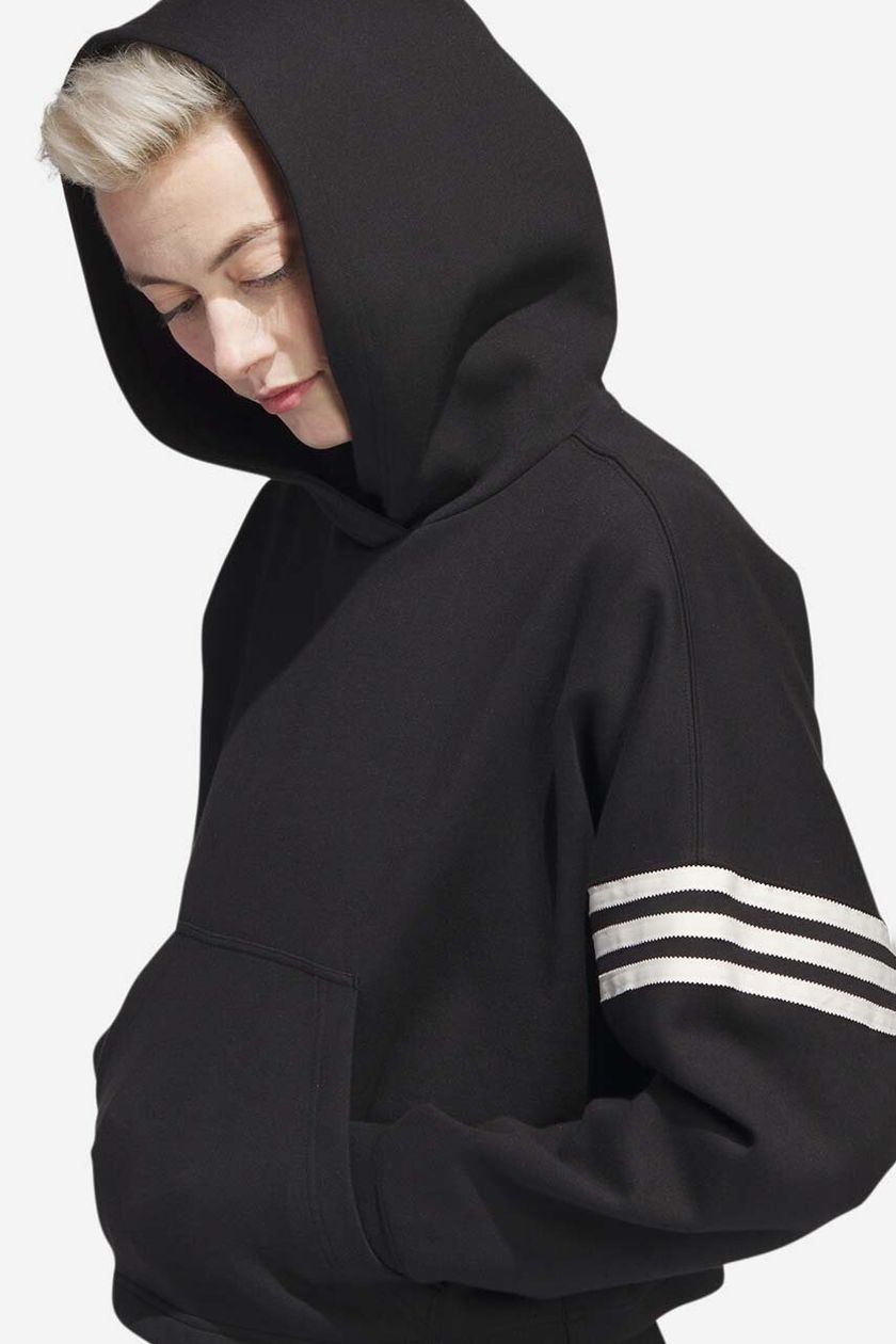 adidas Originals sweatshirt Adicolor Neuclassics Hoodie women's black color  | buy on PRM
