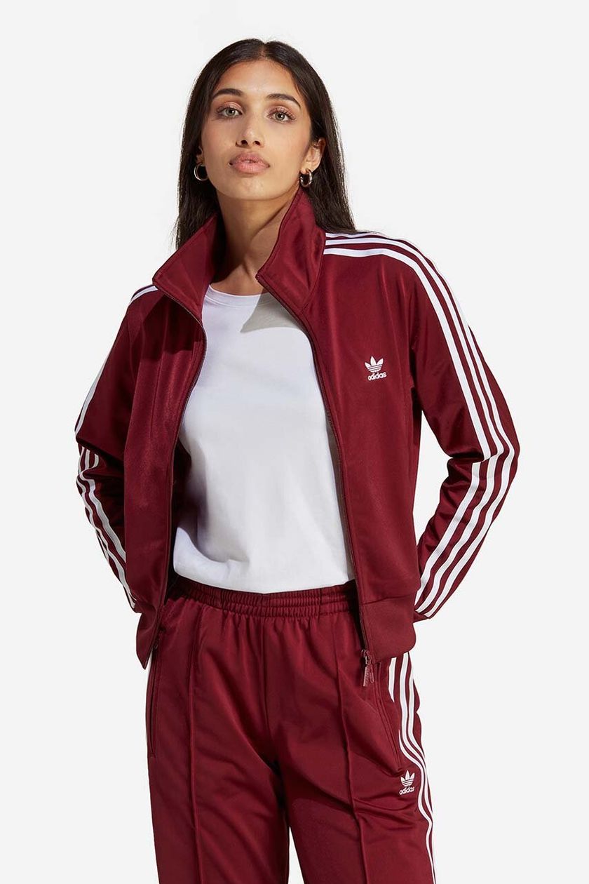 adidas Originals sweatshirt Adicolor Classics Firebird Track Jacket women's  red color | buy on PRM