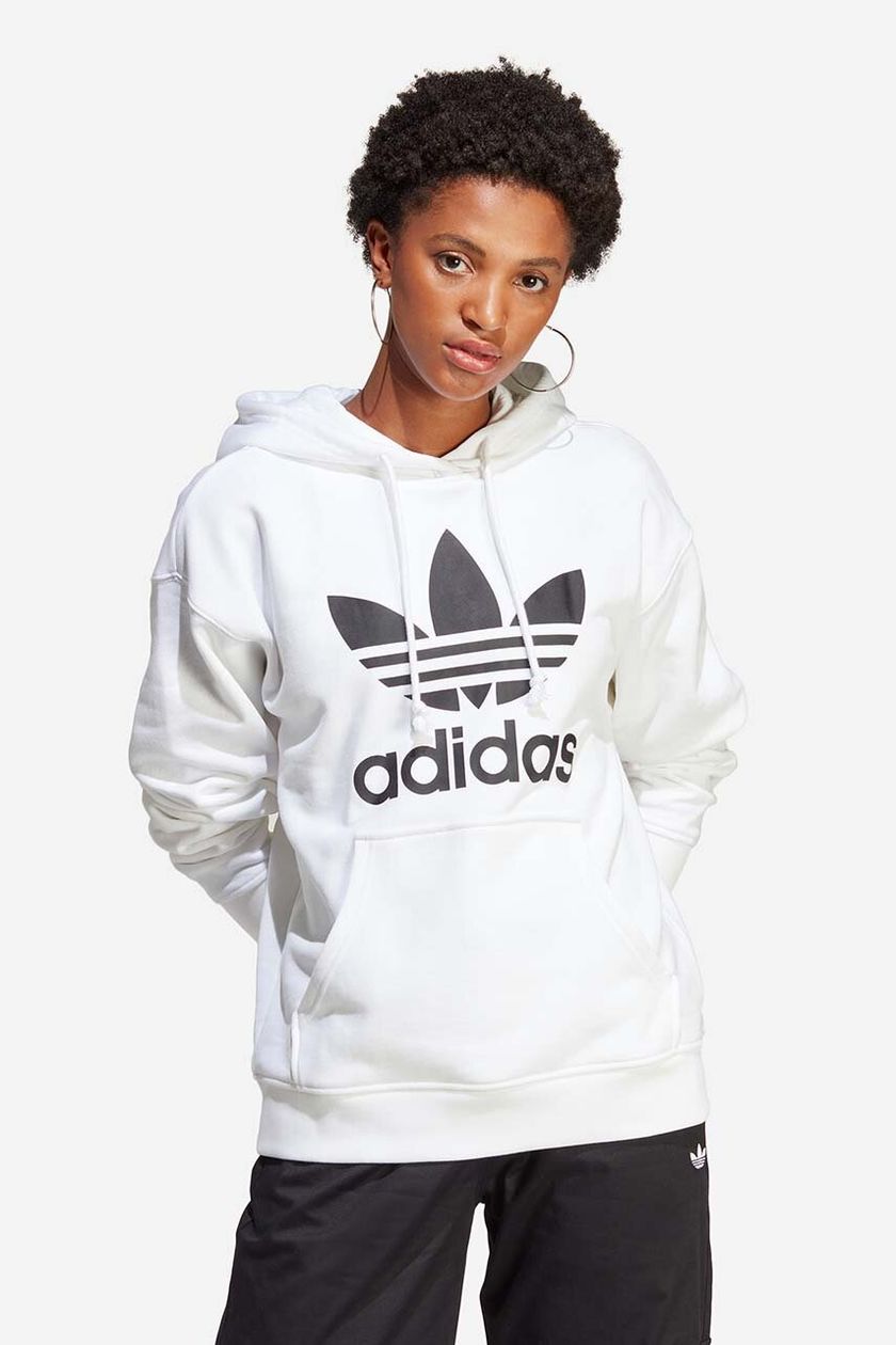 color Trefoil white adidas Hoodie women\'s sweatshirt | buy Originals PRM on cotton