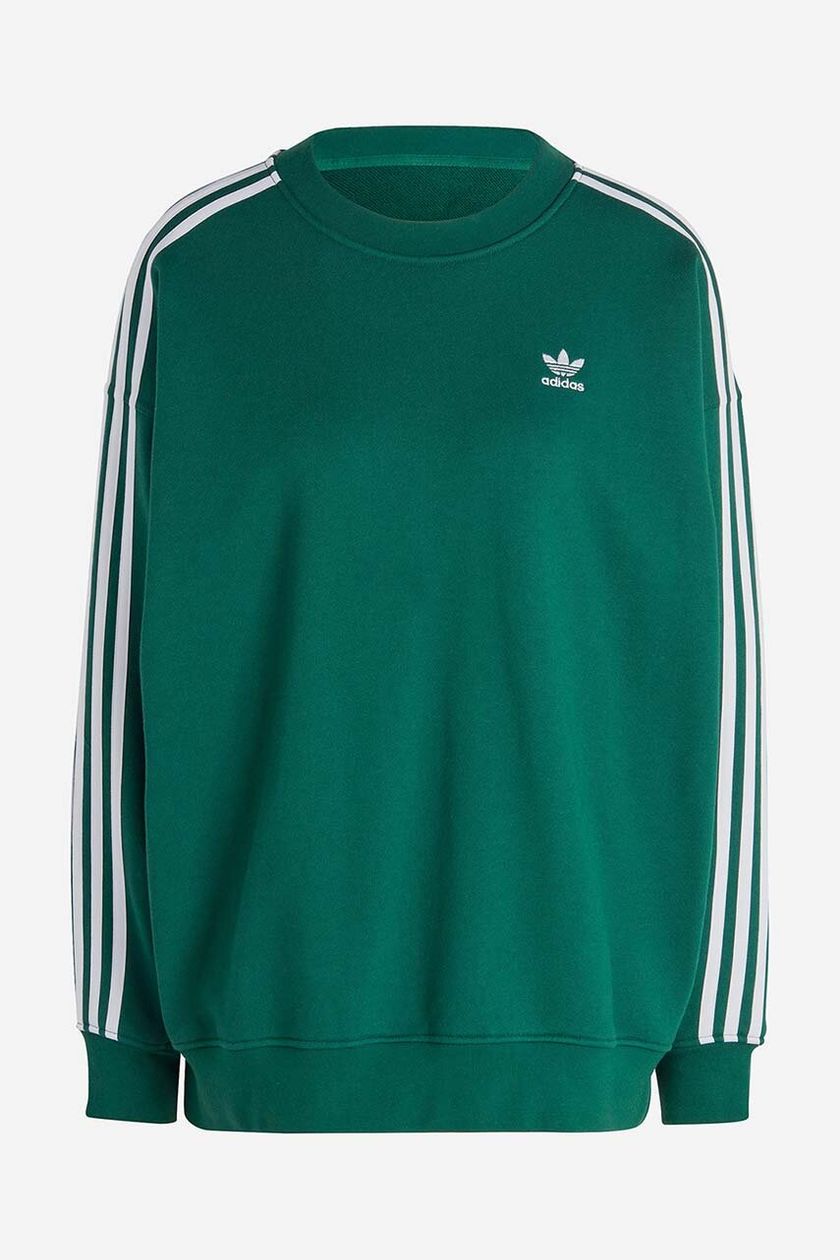 Green adidas shop crew neck