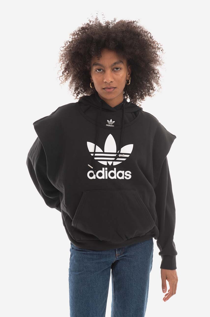 Næste mumlende Smitsom sygdom adidas Originals cotton sweatshirt women's black color | buy on PRM