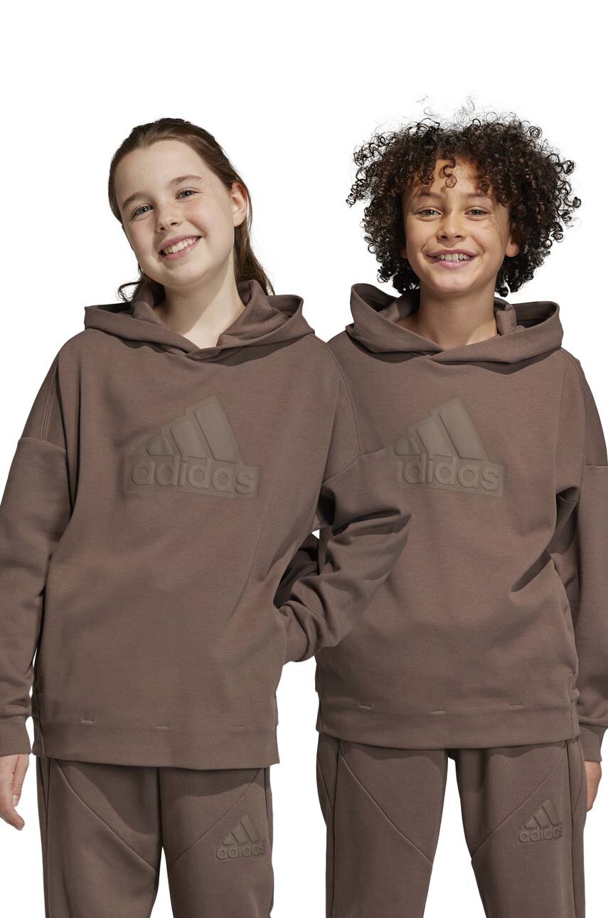 Felpa adidas bambino marrone on sale