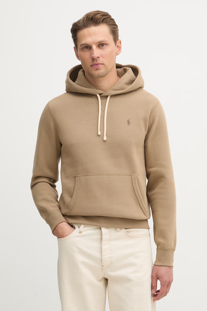 Хлопковая кофта Polo Ralph Lauren цвет серый 710671929 на PRM