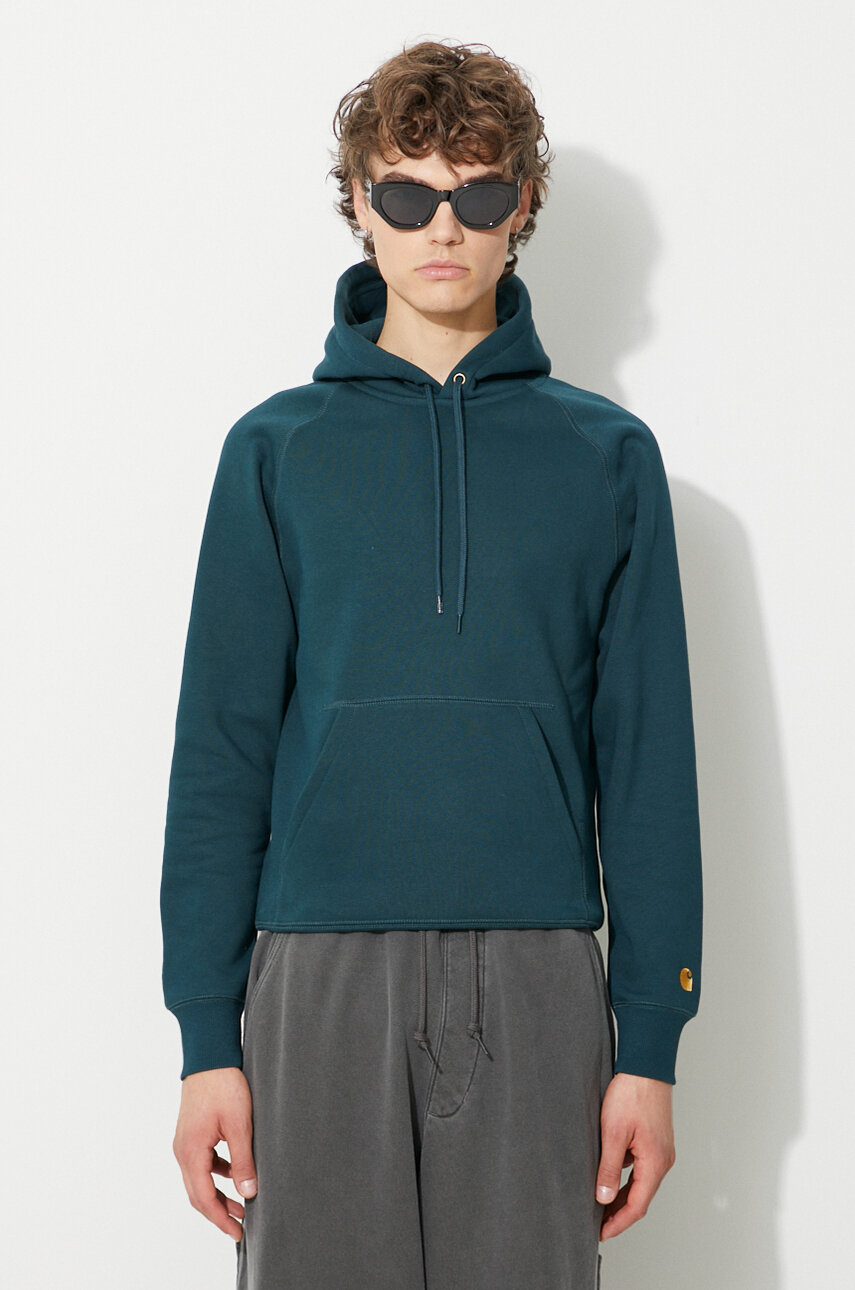 Carhartt WIP sweatshirt Chase men s orange color buy on PRM