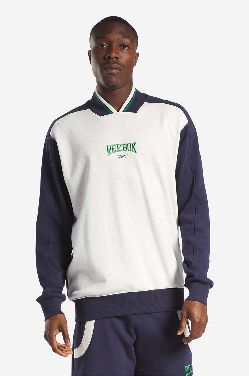 Reebok Classic sweatshirt Var Crew men's white color buy on PRM