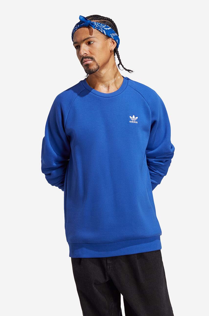 Adidas crew neck blue sale