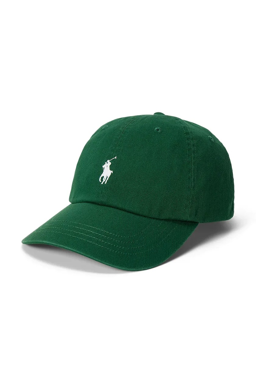 Polo by Ralph Lauren 緑色キャップ Polo Ralph Lauren Baseball Cap cotton Women's green 211912843 at