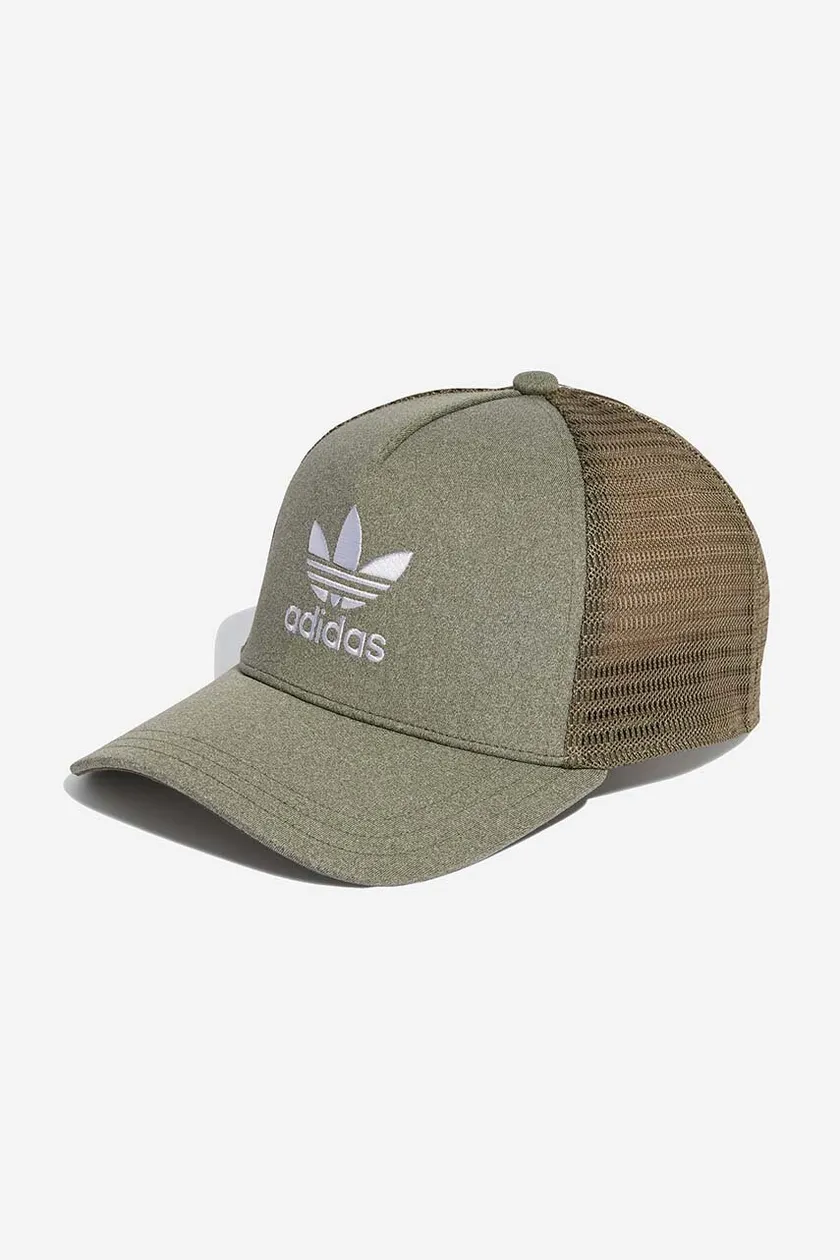 Adidas trefoil cheap cap green