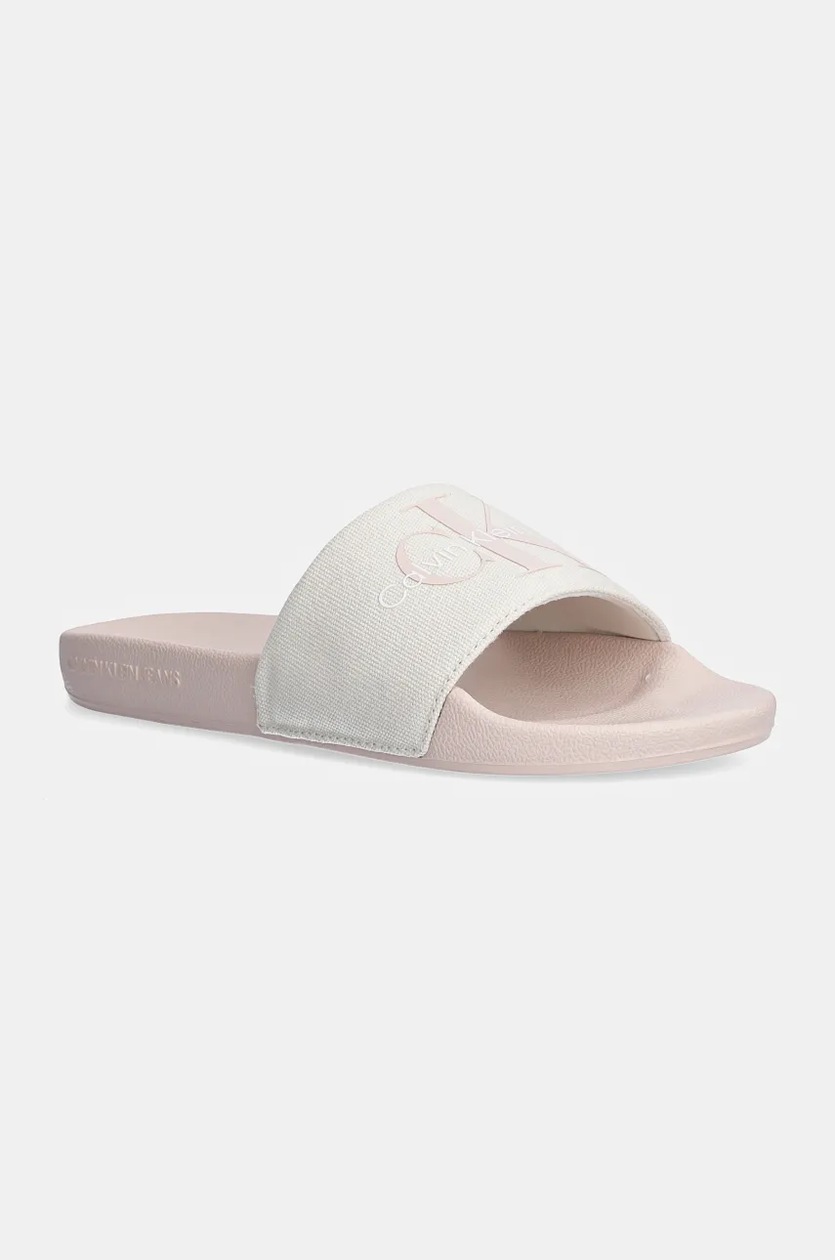 Calvin klein pink slides shop