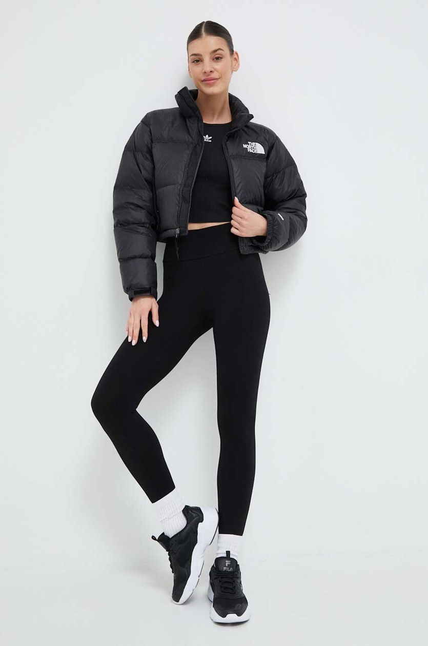 The North Face kurtka puchowa NUPTSE SHORT JACKET damska