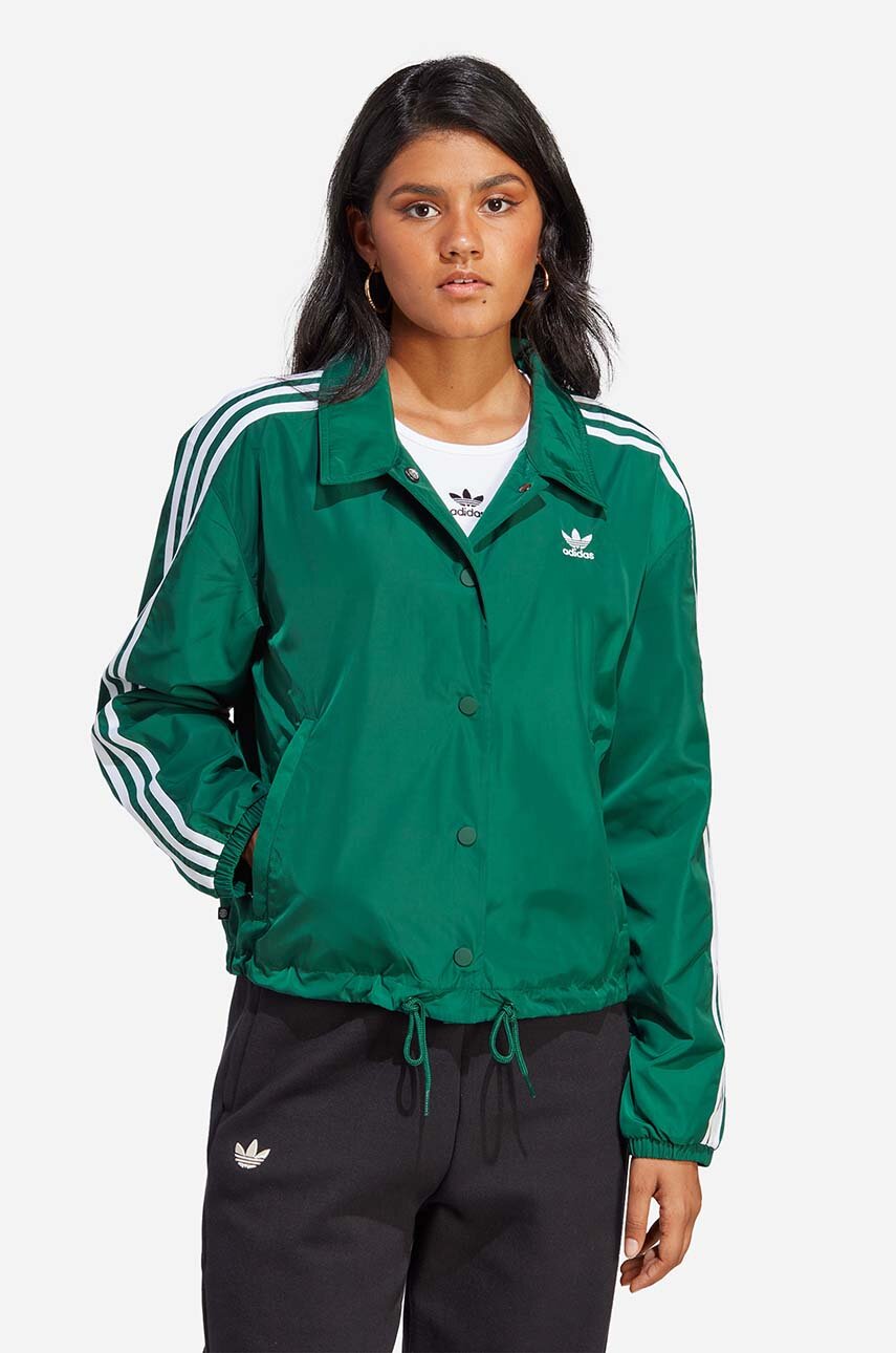 adidas Originals jacket Coach Jacket women\'s green color | buy on PRM