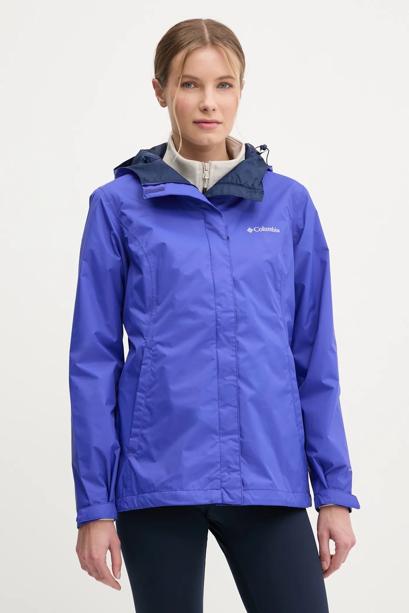 Columbia jacket Puffect II Mid women's violet color 2088471 Columbia jacket Puffect II Mid women's violet color 2088471