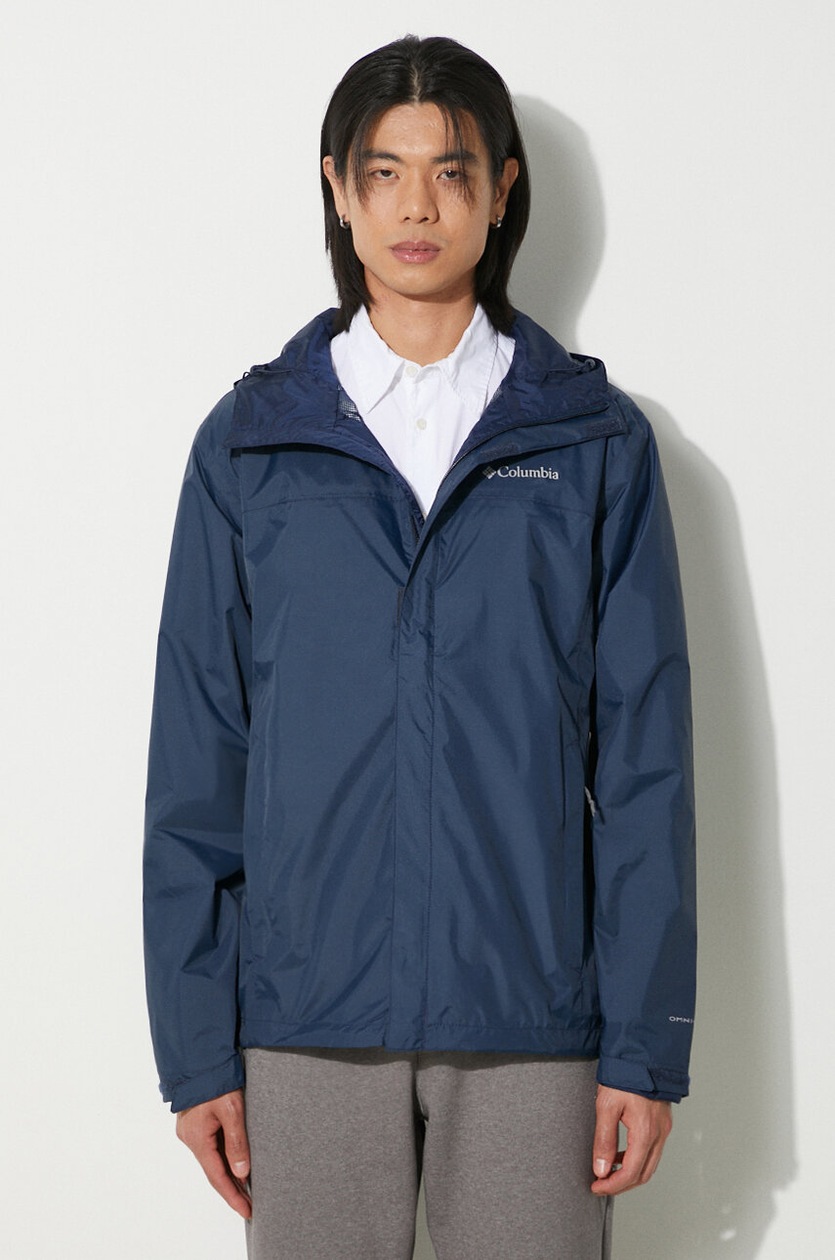 Columbia outdoor jacket Watertight II navy blue color at PRM US