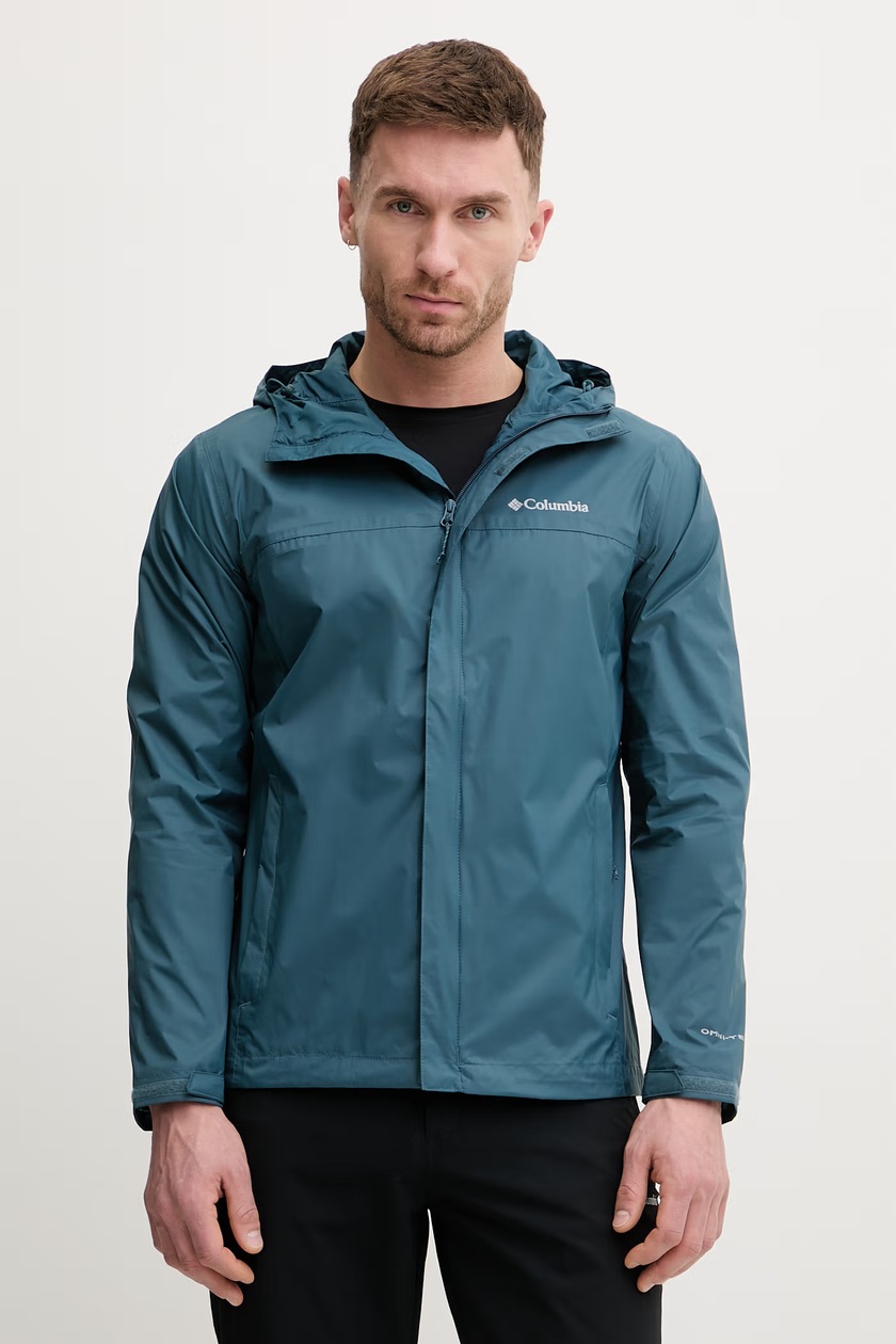 Columbia windbreaker Challenger turquoise color at PRM US