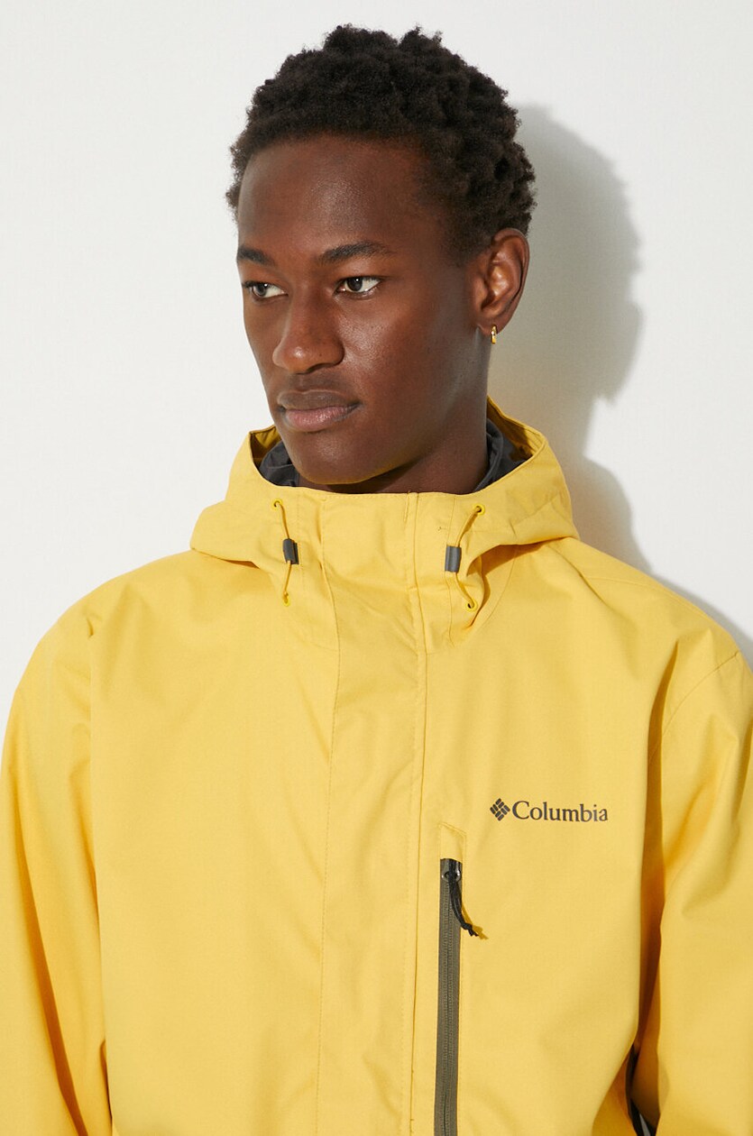 Columbia rain jacket yellow deals