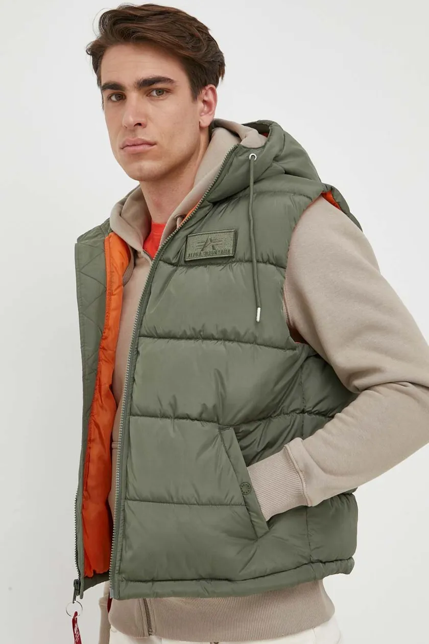 Alpha Industries vest men\'s green color | buy on PRM | Übergangsjacken