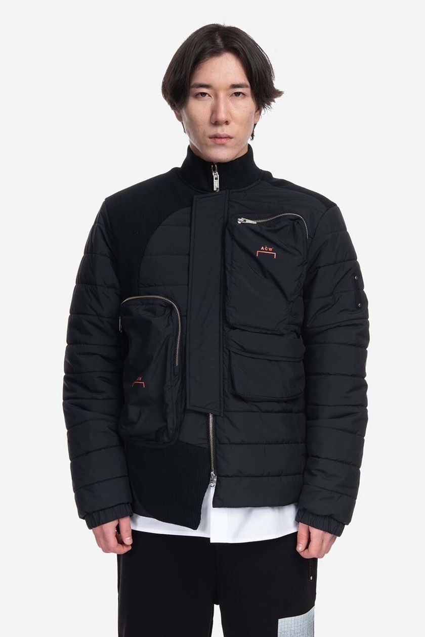 A-COLD-WALL* jacket Asymmetric Padded Jacket men's black color 