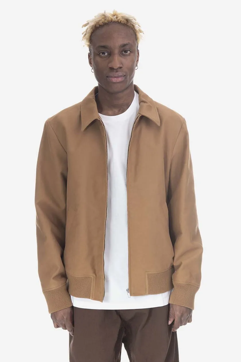 A.P.C. jacket Blouson Gilles men's brown color | buy on PRM