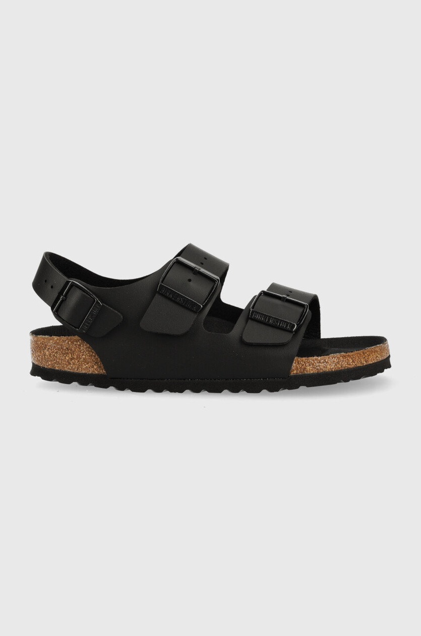 Birkenstock sandals MILANO women's black color 1024998 at PRM US