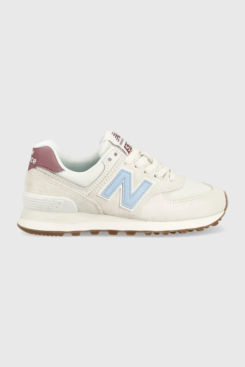 New Balance sneakers WL574RD beige color buy on PRM