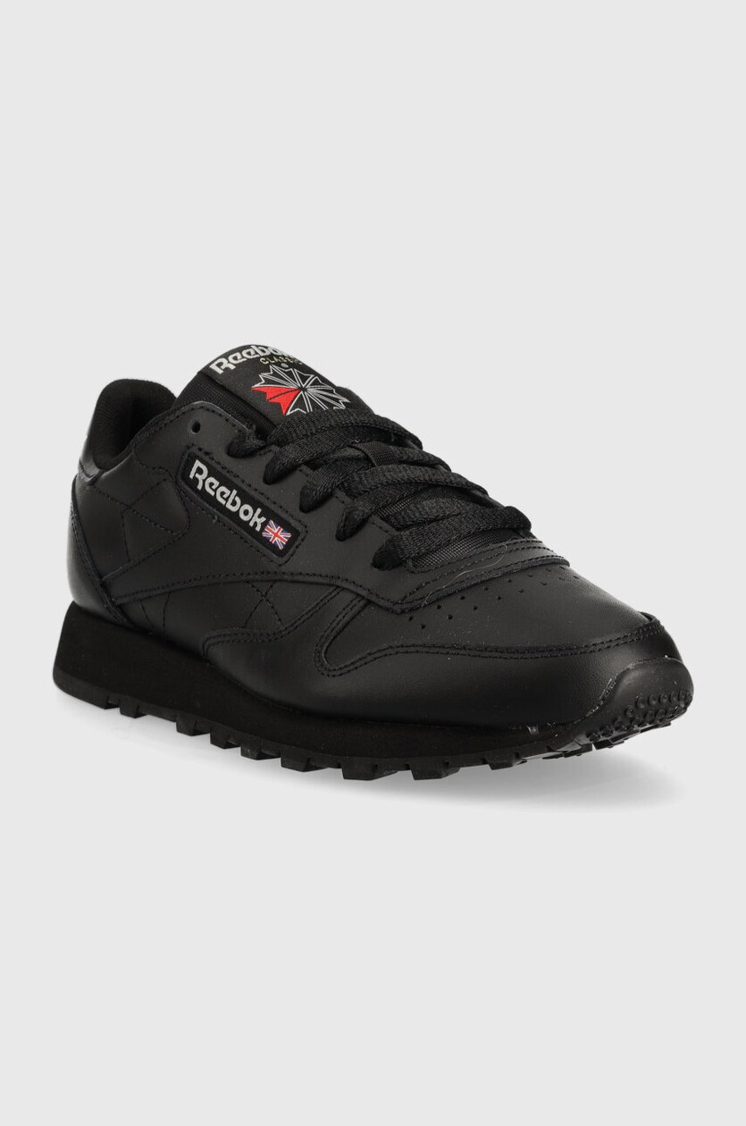 Reebok leather sneakers CLASSIC LEATHER black color at PRM US