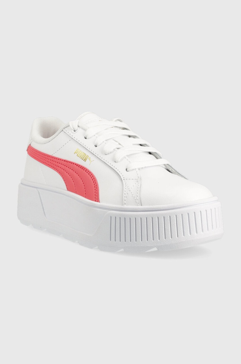 Puma sneakers pentru copii Karmen L Jr culoarea alb | ANSWEAR.ro