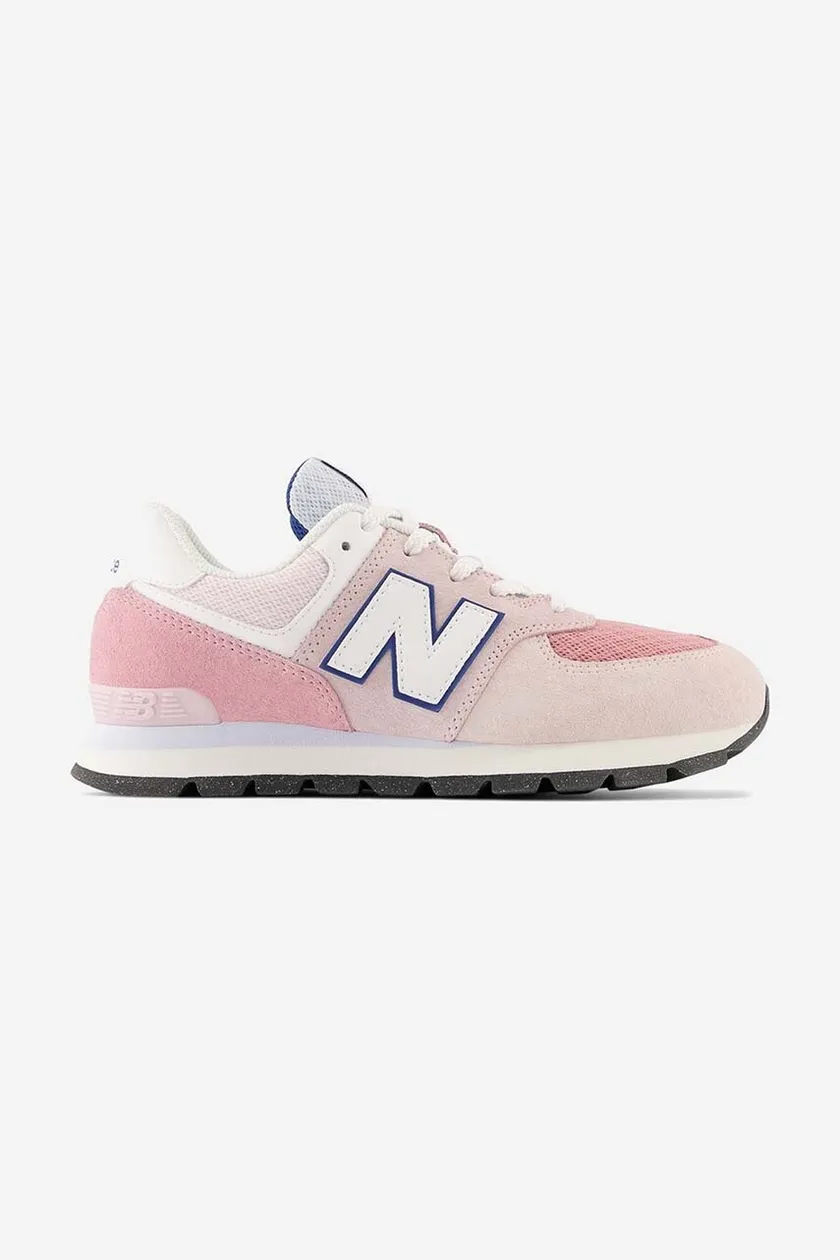 Дитячі кросівки New Balance GC574DH2 колір рожевий