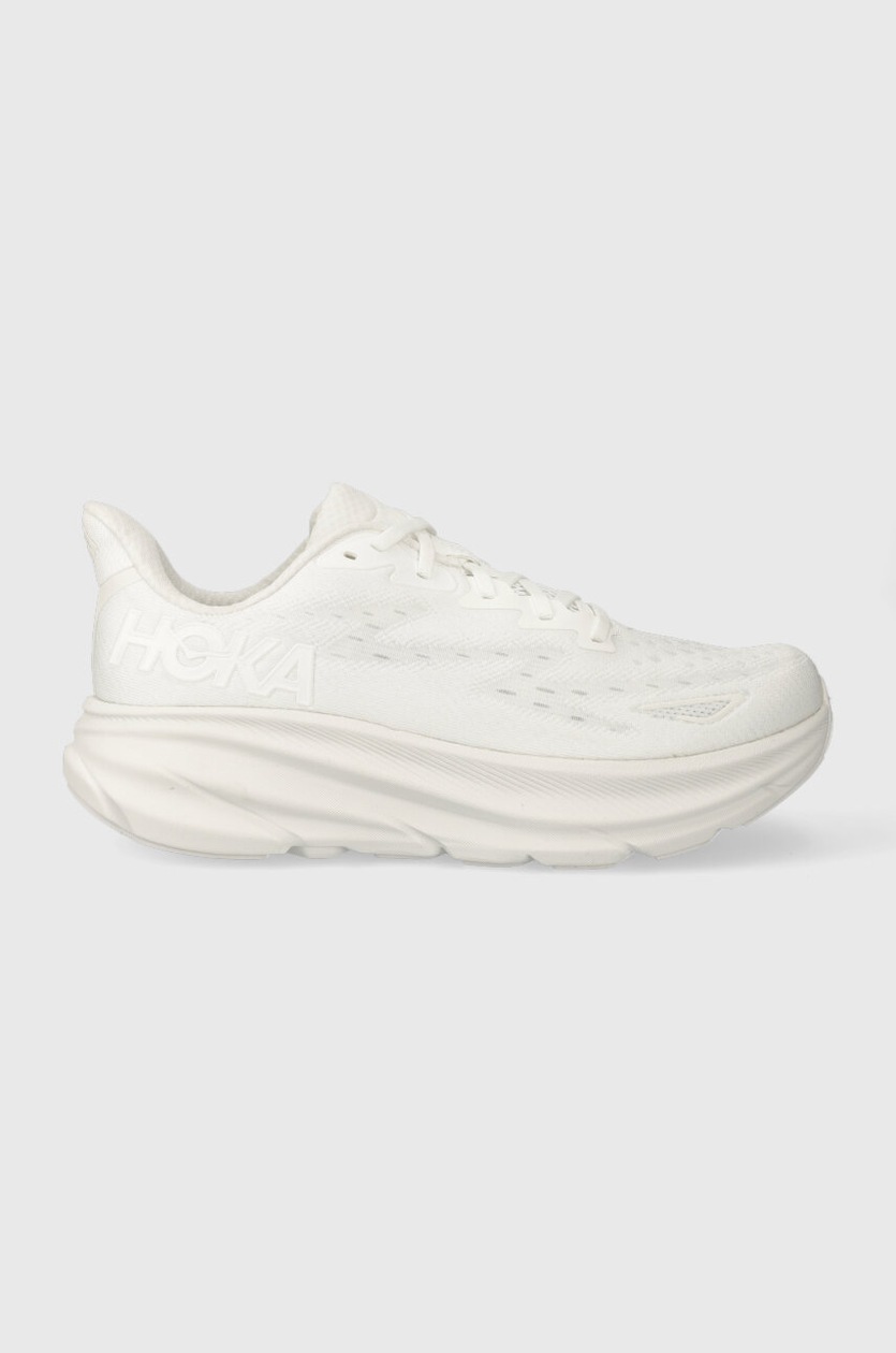 Hoka One One running shoes Speedgoat 5 white color at PRM US