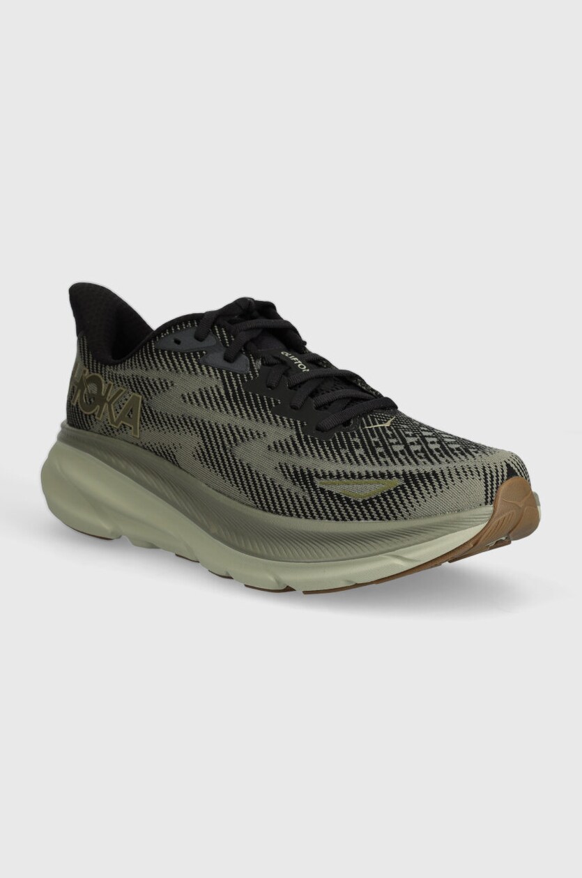 福袋セール shoes running One One Hoka Clifton US PRM at color green 9 全巻セット