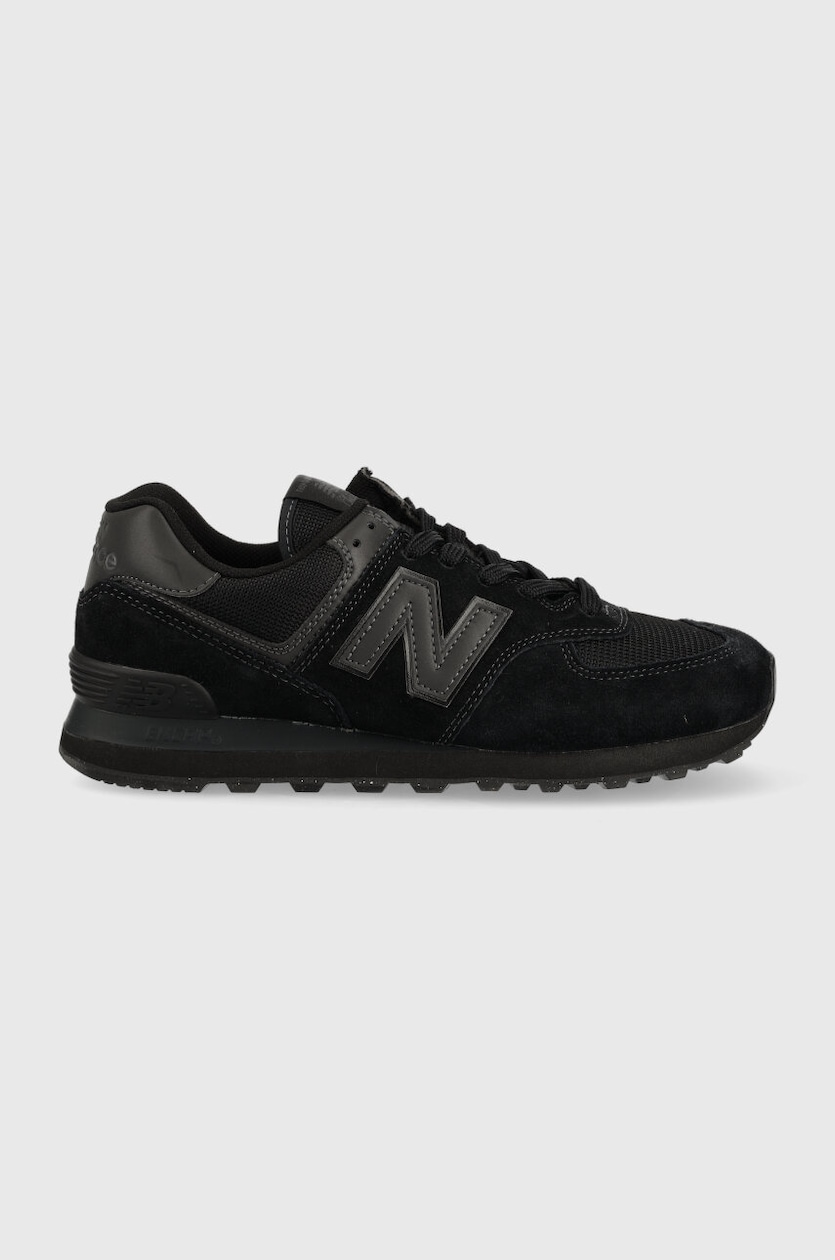 New Balance 574 Triple Black PRM EU - Main Image