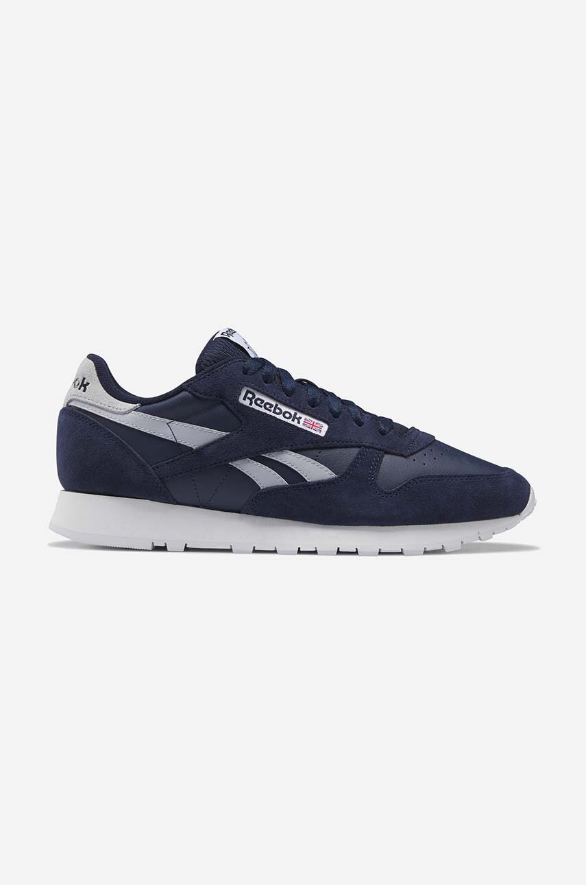 Merchandising mode Ekstraordinær Reebok Classic leather sneakers HQ7136 navy blue color buy on PRM | PRM