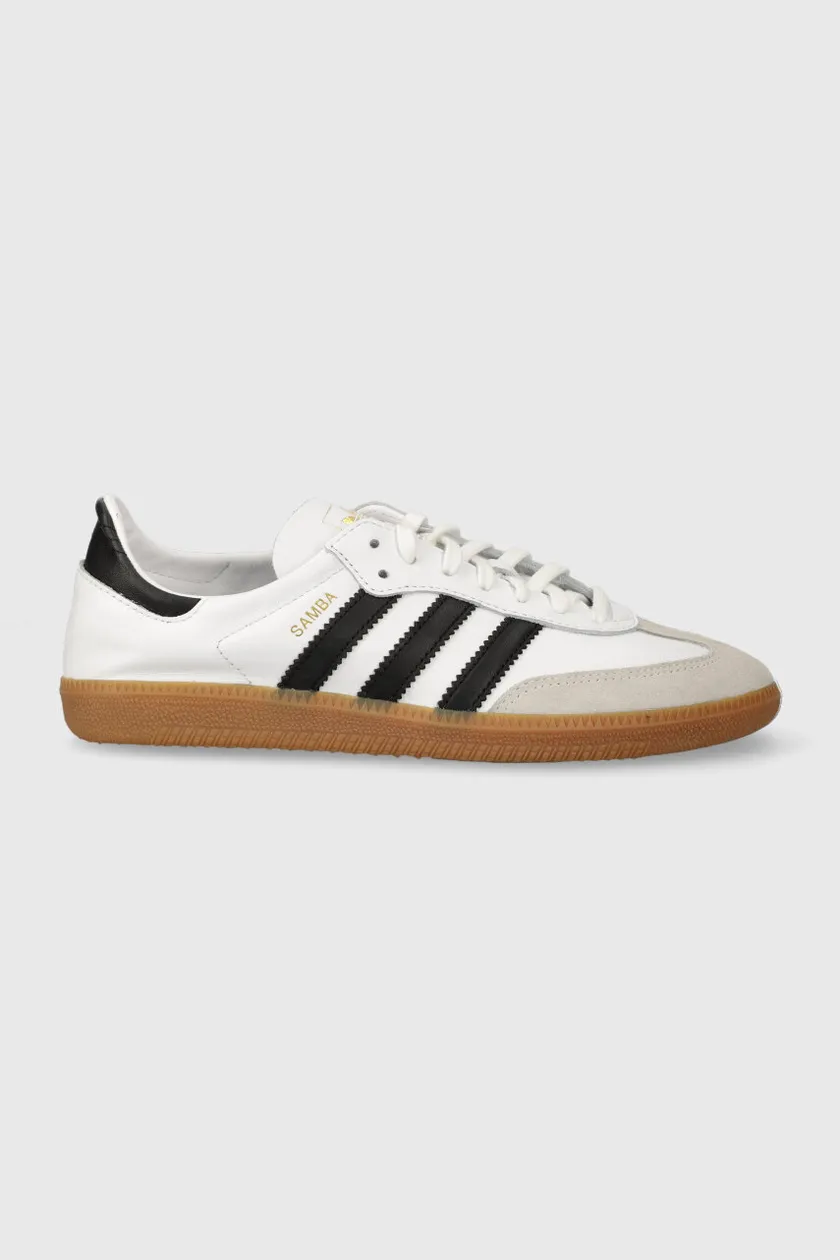 adidas Originals leather slave sneakers white color