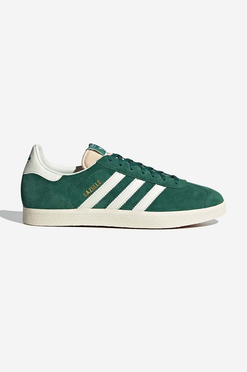 adidas Originals suede sneakers Gazelle green color