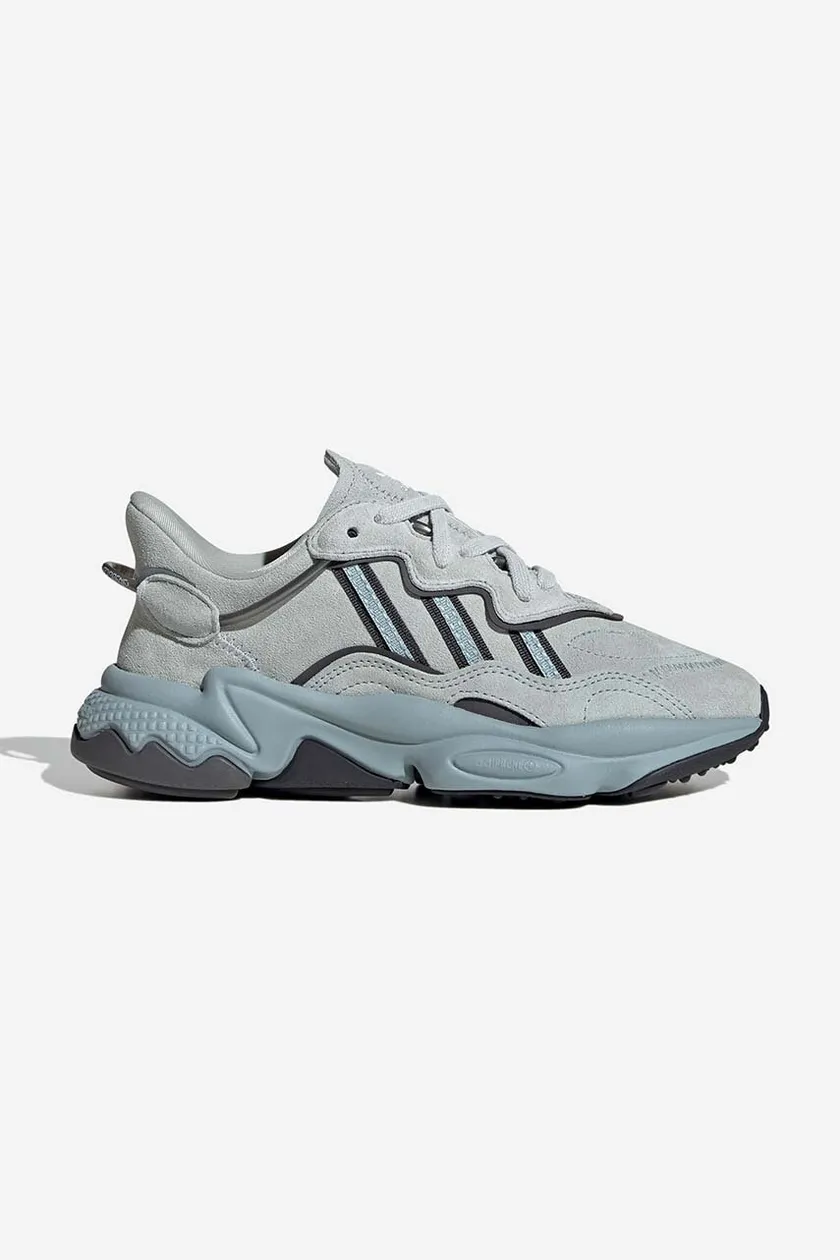 adidas Originals suede PRM Ozweego on color buy sneakers gray | HQ1633 J