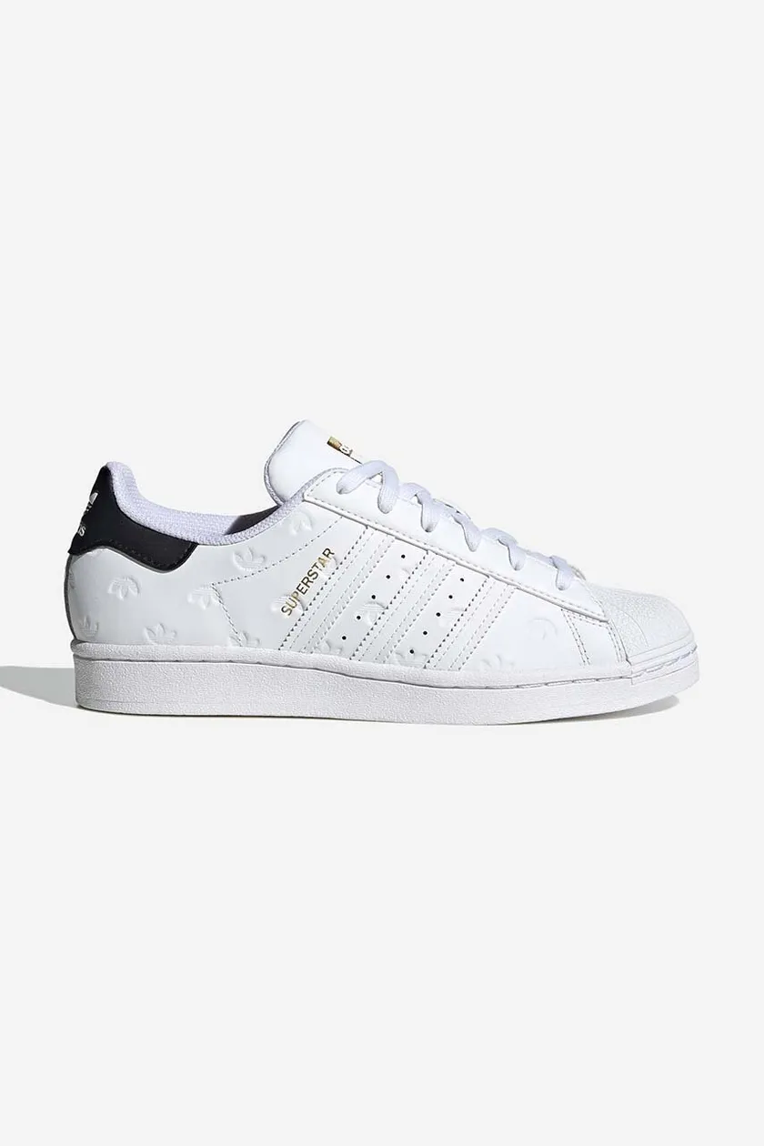 Adidas superstar casual sneakers, worn once  Adidas shoes women, Adidas  white shoes, White adidas shoes women outfit