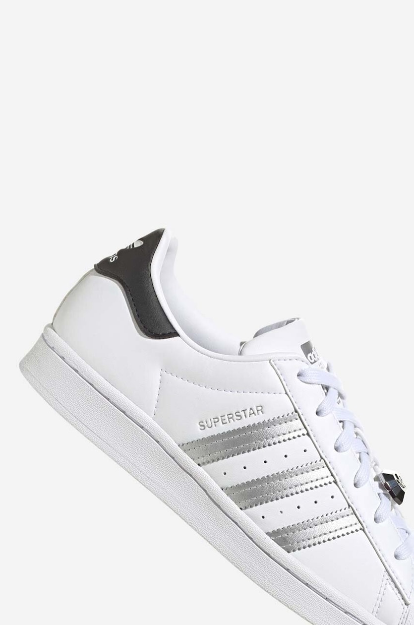 adidas Originals SUPERSTAR C Blanc / Iridescent - Livraison