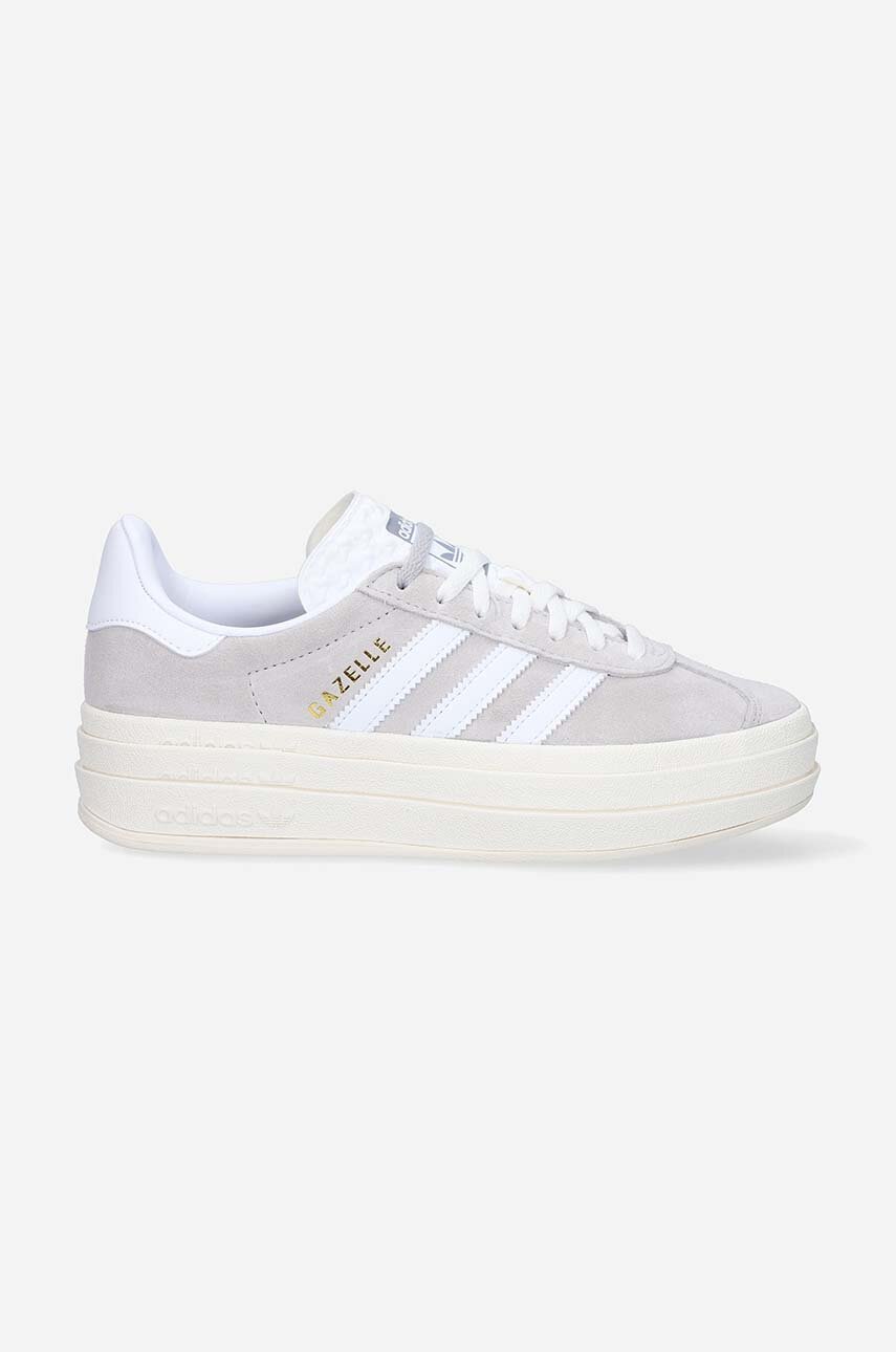 adidas Originals suede sneakers Gazelle Bold gray color | buy on