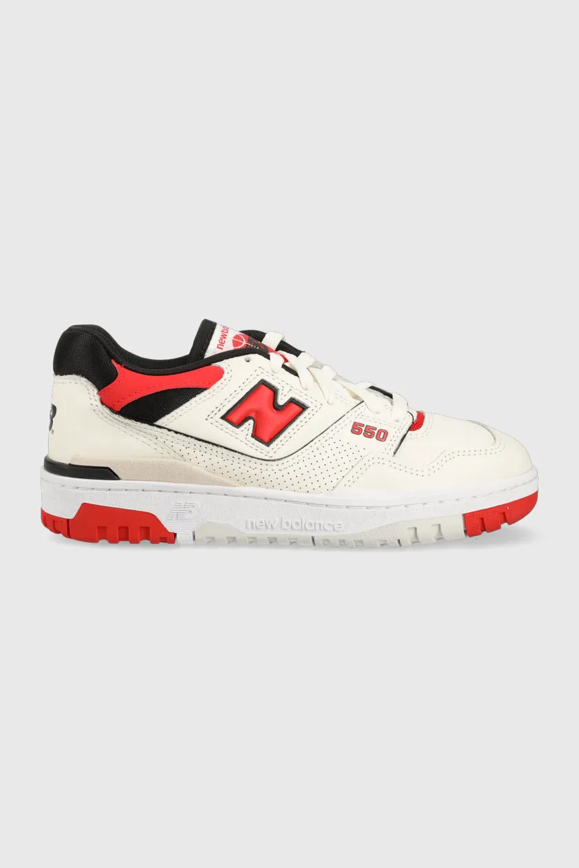 NEW BALANCE 550 Mesh And Leather Sneakers | Holt Renfrew