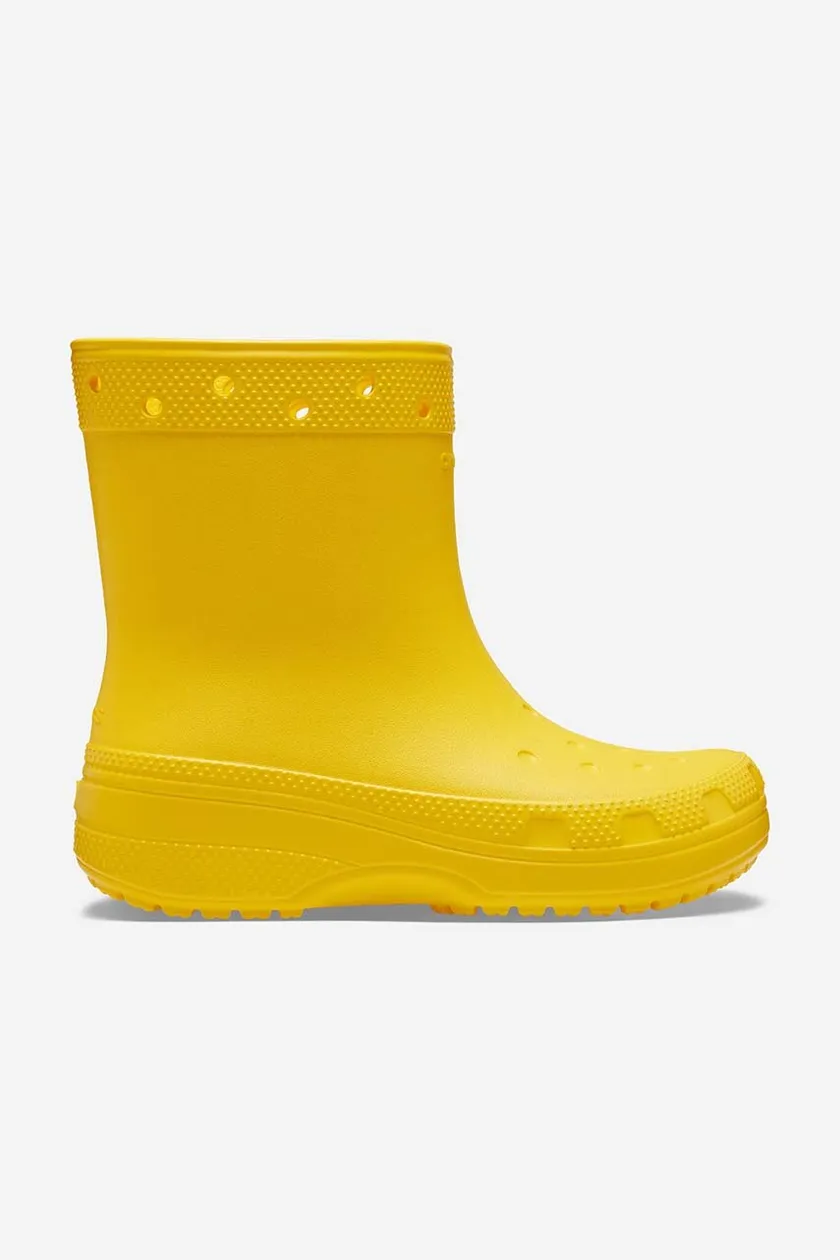 Crocs wellingtons Classic Rain Boot yellow color