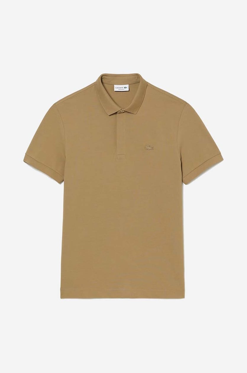 (M) Lacoste Men's Beige Polo Shirt