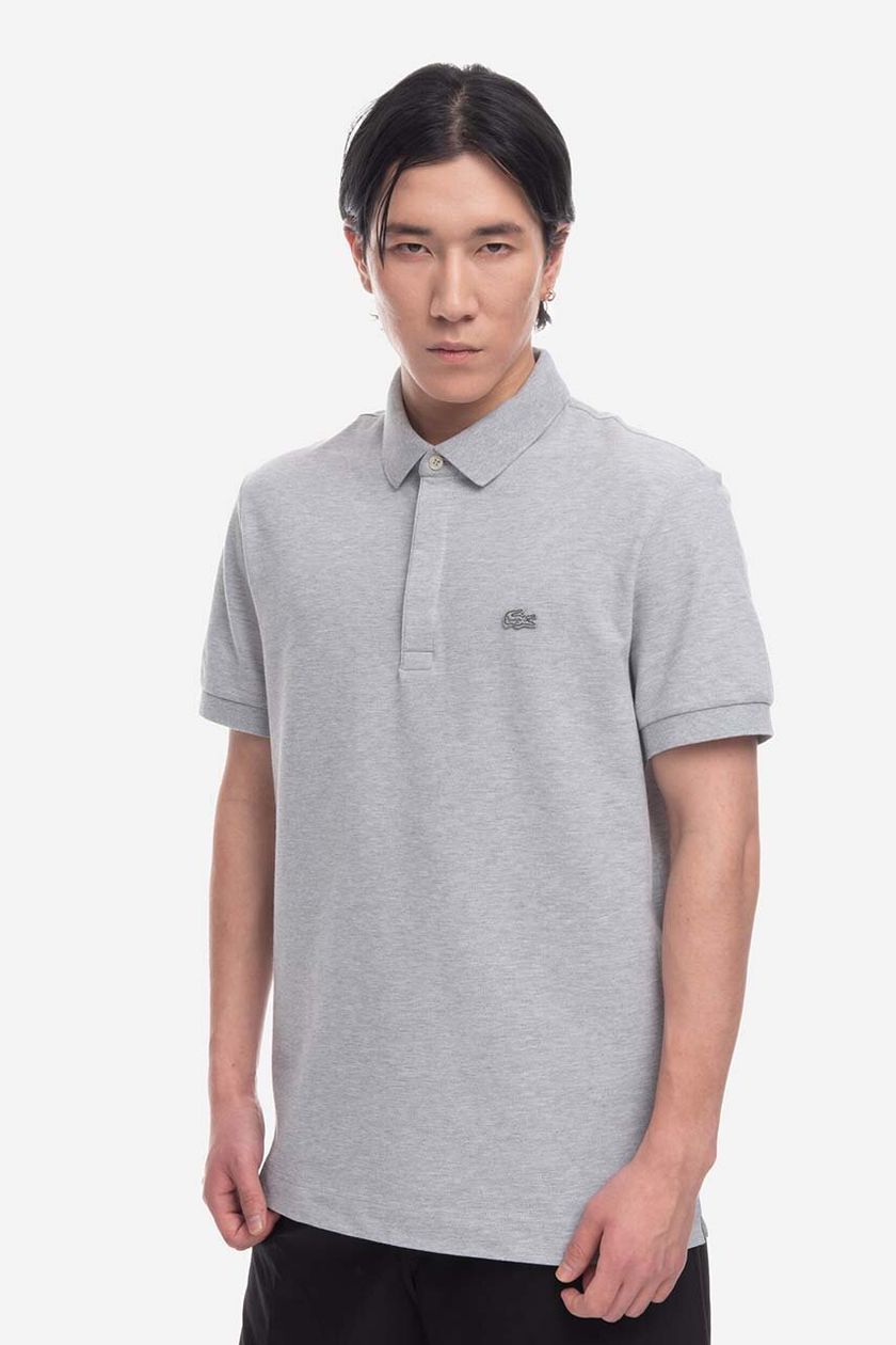 plus Græder Sightseeing Lacoste polo shirt men's gray color | buy on PRM