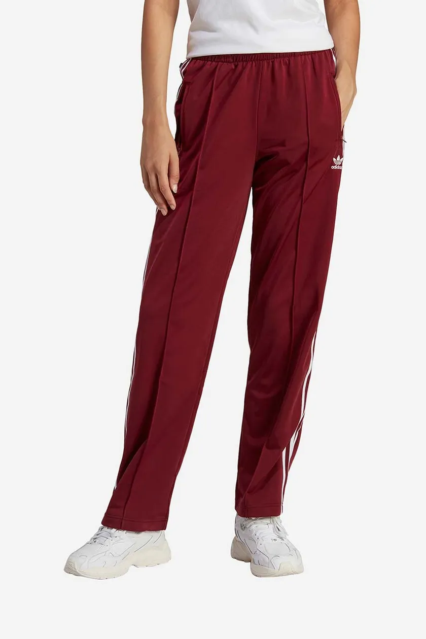 adidas Originals pantaloni de trening culoarea rosu, cu imprimeu IB7327-red