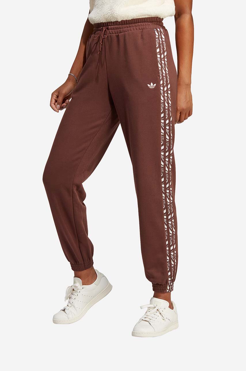 adidas Originals joggers brown color