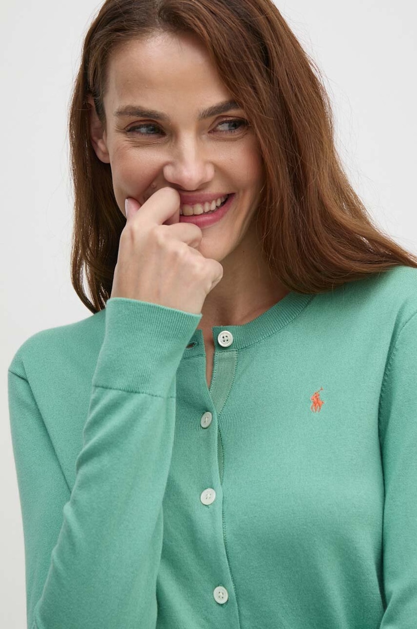 Polo Ralph Lauren cardigan women's green color 211891672 at PRM US