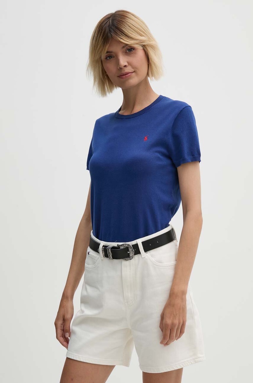 Polo Ralph Lauren t-shirt women's blue color 211891673 at PRM US