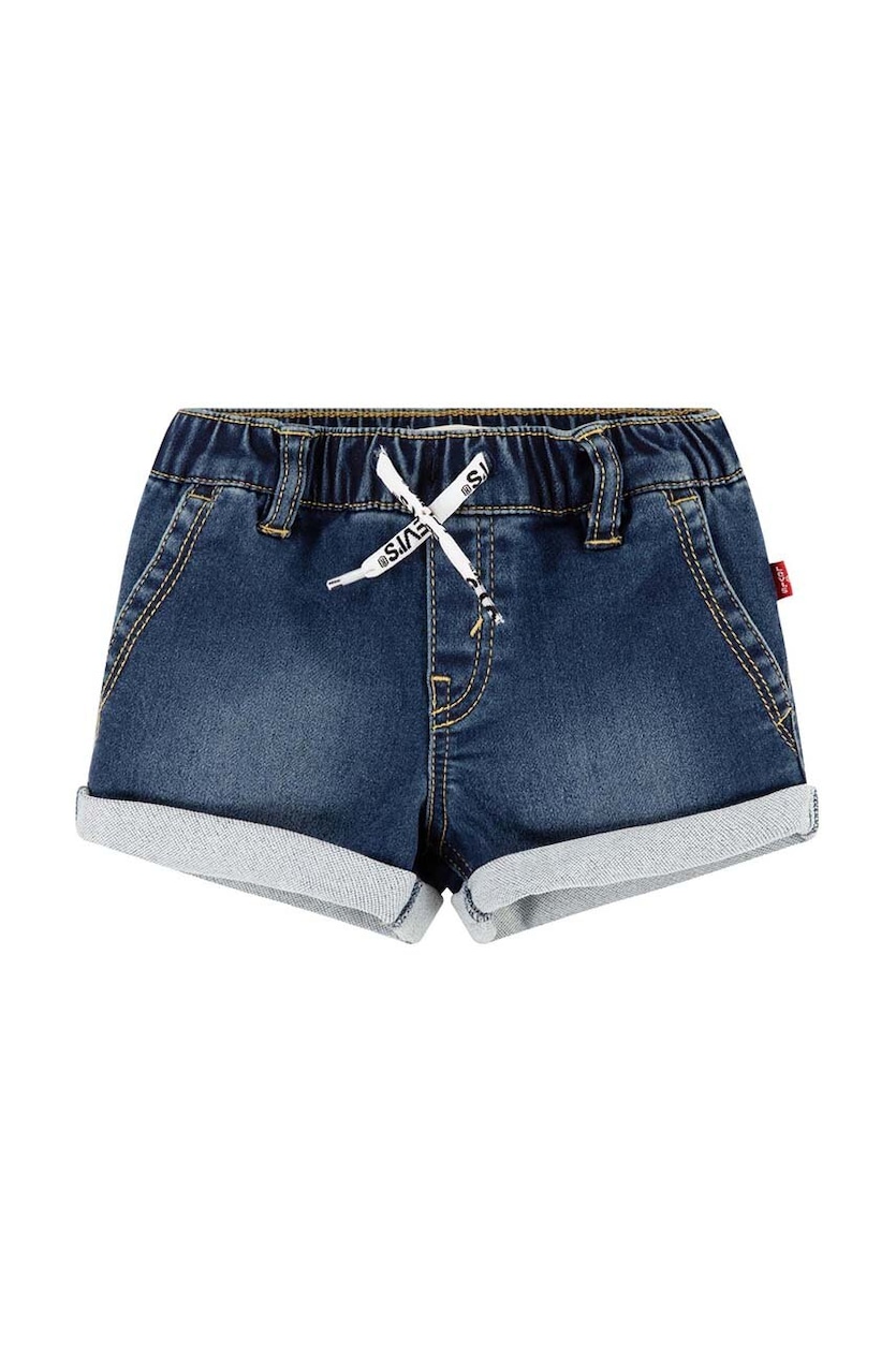 Levi's Kids Pantaloncini Di Jeans - Shorts In Denim Elasticizzato Per Bambini E Ragazzi, Vita Media - Foto 2
