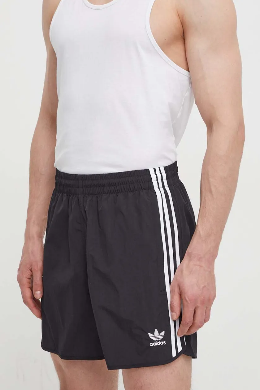 adidas Originals shorts men's black color | buy on PRM