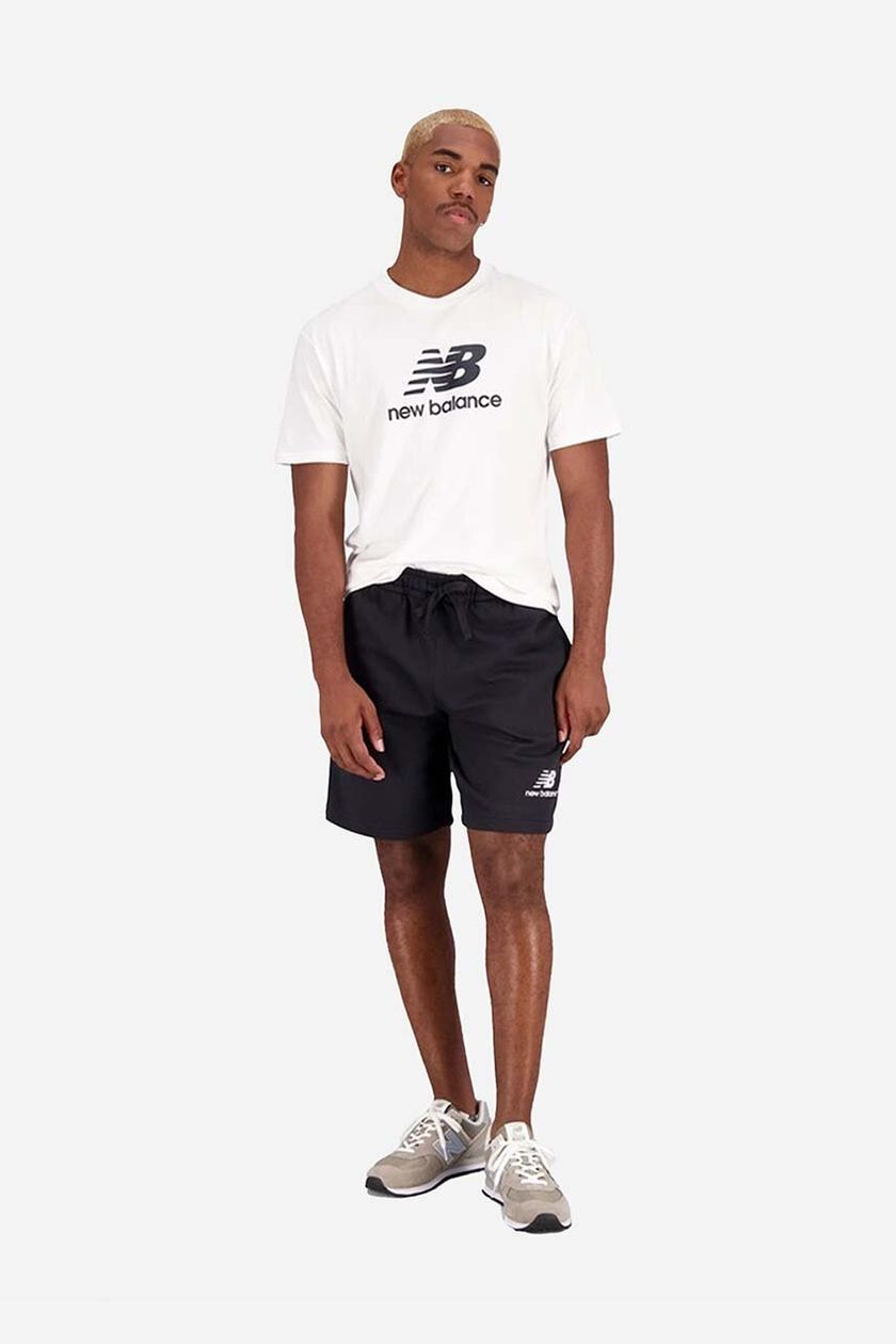 New Balance shorts men's black color | buy on PRM